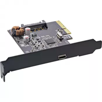 Κάρτα διεπαφής InLine 76660F, PCIe x4, USB 3.2 Gen 2x2 (20 Gb/s), 1x USB-C, χαμηλού προφίλ