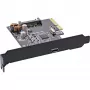 Κάρτα διεπαφής InLine 76660F, PCIe x4, USB 3.2 Gen 2x2 (20 Gb/s), 1x USB-C, χαμηλού προφίλ