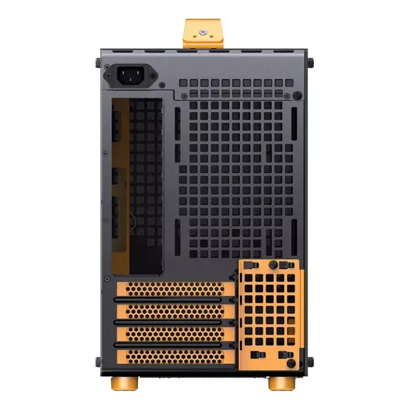 Κουτί υπολογιστή JONSPLUS MATX Handle Case Z20 – Μαύρο-Πορτοκαλί