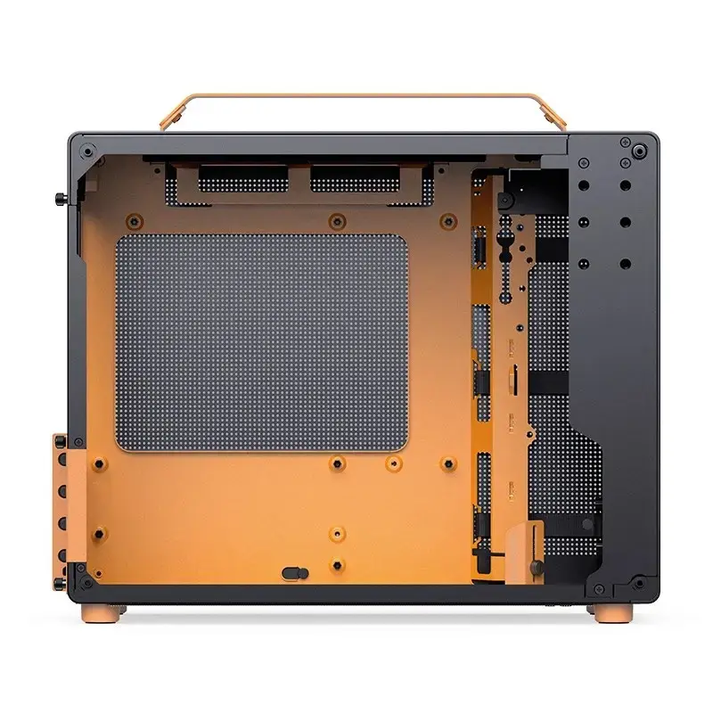 Κουτί υπολογιστή JONSPLUS MATX Handle Case Z20 – Μαύρο-Πορτοκαλί