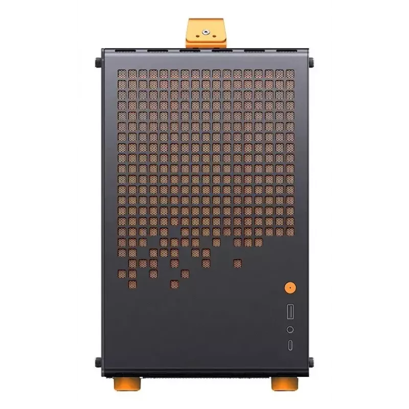 Κουτί υπολογιστή JONSPLUS MATX Handle Case Z20 – Μαύρο-Πορτοκαλί