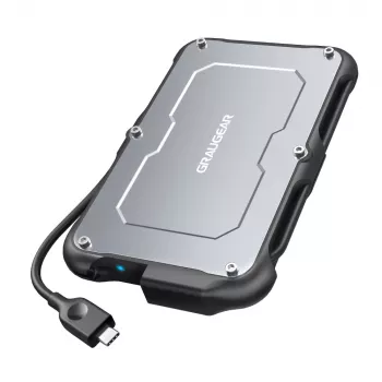 Θήκη HDD/SSD GRAUGEAR G-2502-C-10G 2,5 ίντσες Μαύρο Χάλυβας 6 TB