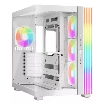 be quiet! Light Base 600 LX BGW68 κουτί υπολογιστή Midi Tower, ATX, πλαϊνό παράθυρο από ψημένο γυαλί, ARGB, USB-C, υποστήριξη ψυγείου 360 mm, λευκό