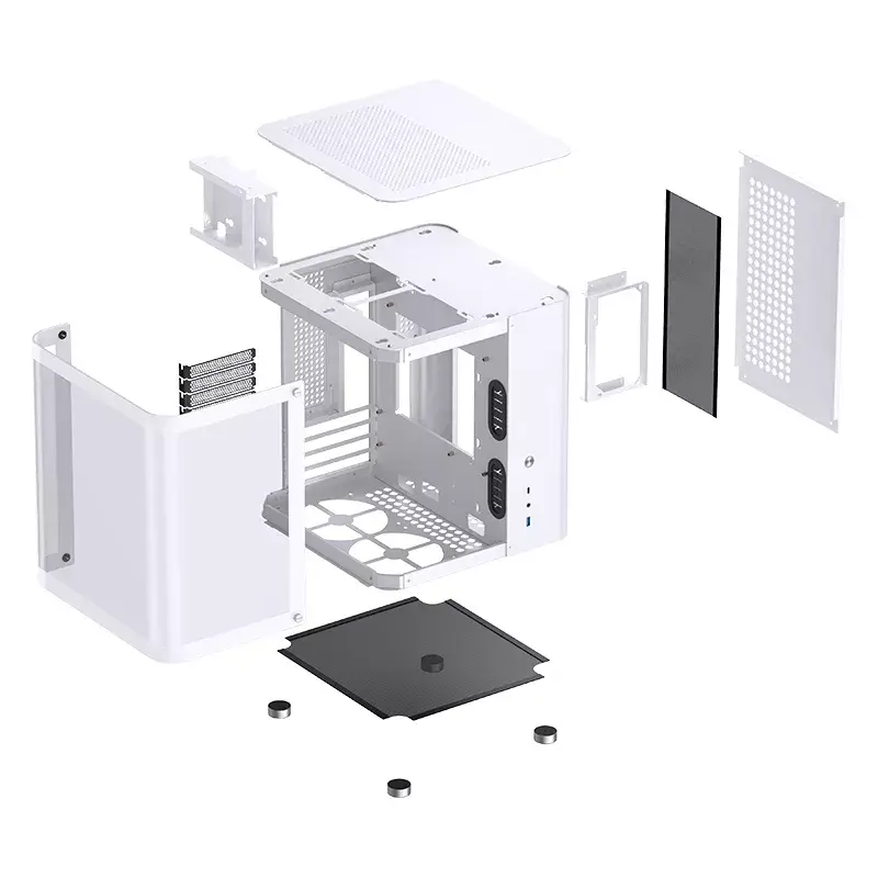 Jonsbo TK-1 2.0 Mini Tower White Κουτί υπολογιστή