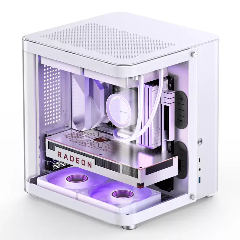 Jonsbo TK-1 2.0 Mini Tower White Κουτί υπολογιστή