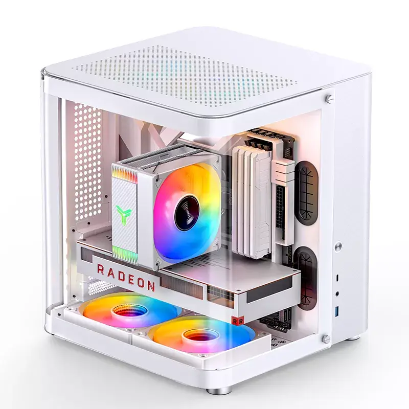 Jonsbo TK-1 2.0 Mini Tower White Κουτί υπολογιστή