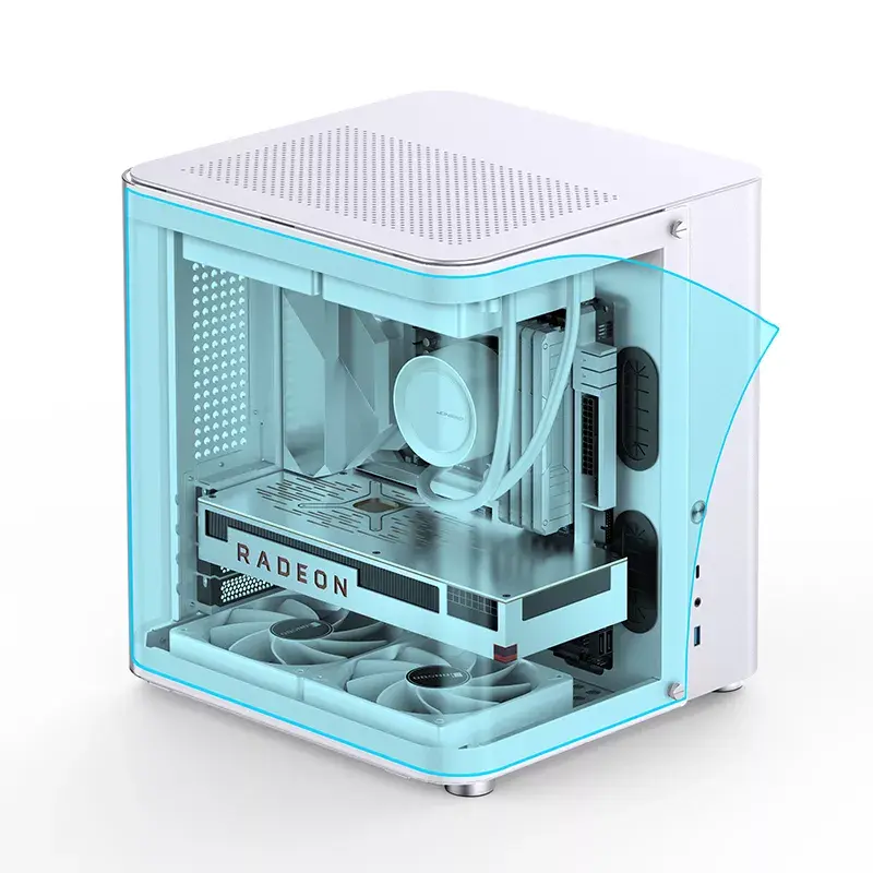 Jonsbo TK-1 2.0 Mini Tower White Κουτί υπολογιστή