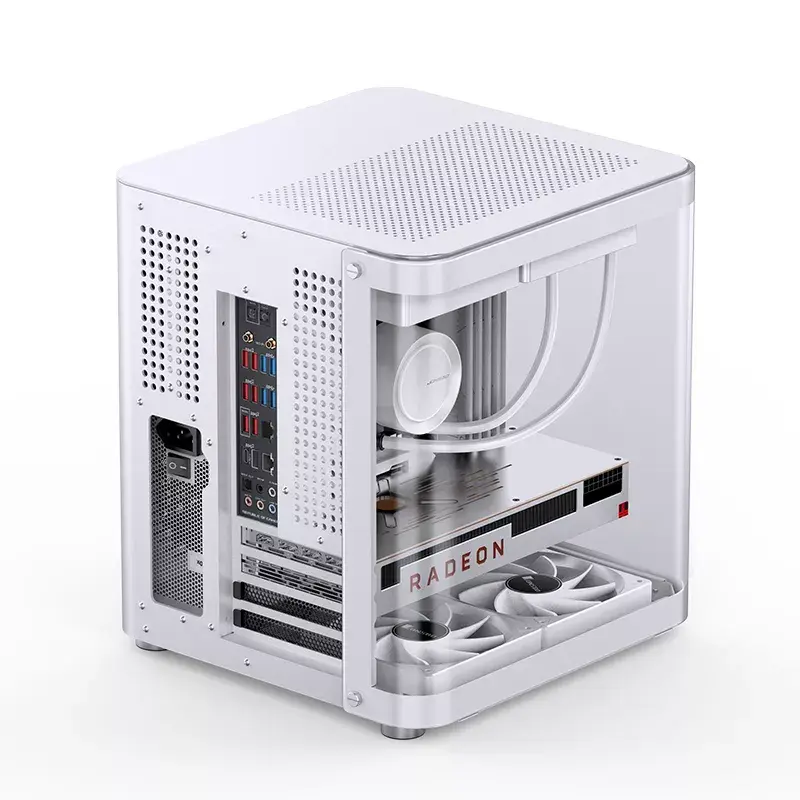 Jonsbo TK-1 2.0 Mini Tower White Κουτί υπολογιστή