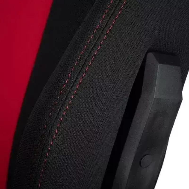 Επενδεδυμένο κάθισμα Nitro Concepts E250 Μαύρο Κόκκινο Ρυθμιζόμενο ύψος