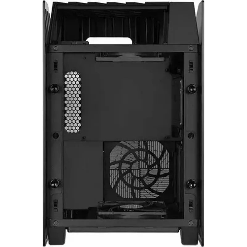 Κουτί υπολογιστή SilverStone SST-LD03B-AF Mini-ITX Μαύρο