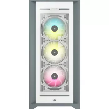 Κουτί PC CORSAIR iCUE 5000X RGB - Tempered Glass Mid-Tower ATX Smart - λευκό