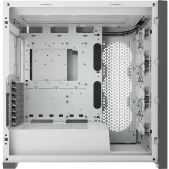 Κουτί PC CORSAIR iCUE 5000X RGB - Tempered Glass Mid-Tower ATX Smart - λευκό