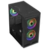 AeroCool Graphite v3 (Graphite-G-BK-v3) ACCM-PB24133.11 κουτί Midi Tower, ATX/MicroATX/Mini-ITX, πλαϊνό πάνελ από ψημένο γυαλί, χωρίς τροφοδοτικό, μαύρο