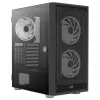AeroCool Graphite v3 (Graphite-G-BK-v3) ACCM-PB24133.11 κουτί Midi Tower, ATX/MicroATX/Mini-ITX, πλαϊνό πάνελ από ψημένο γυαλί, χωρίς τροφοδοτικό, μαύρο