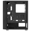 AeroCool Graphite v3 (Graphite-G-BK-v3) ACCM-PB24133.11 κουτί Midi Tower, ATX/MicroATX/Mini-ITX, πλαϊνό πάνελ από ψημένο γυαλί, χωρίς τροφοδοτικό, μαύρο