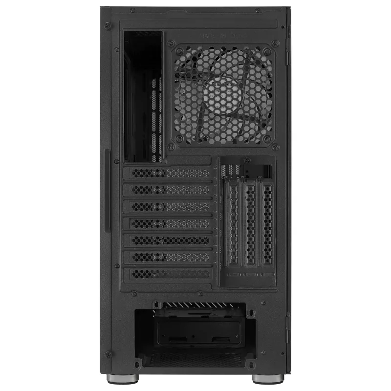 AeroCool Graphite v3 (Graphite-G-BK-v3) ACCM-PB24133.11 κουτί Midi Tower, ATX/MicroATX/Mini-ITX, πλαϊνό πάνελ από ψημένο γυαλί, χωρίς τροφοδοτικό, μαύρο