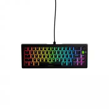 Glorious GMMK 3 65% προσαρμόσιμο gaming πληκτρολόγιο GLO-KB-GMMK3-65-PB-FOX-W-BLK-US, Pre-Built, ενσύρματο, διακόπτες Fox, ANSI US, μαύρο