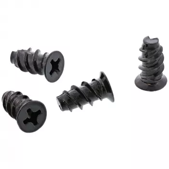 Βίδες ανεμιστήρα InLine 5,0x10,0mm μαύρες 50 τεμ.