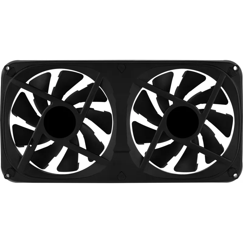 Aerocool ASTRO24 Dual Fan PC 12cm ARGB LED Αντιδονητική Υποστήριξη Μαύρο