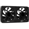 Aerocool ASTRO24 Dual Fan PC 12cm ARGB LED Αντιδονητική Υποστήριξη Μαύρο