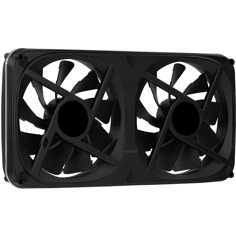 Aerocool ASTRO24 Dual Fan PC 12cm ARGB LED Αντιδονητική Υποστήριξη Μαύρο