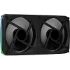 Aerocool ASTRO24 Dual Fan PC 12cm ARGB LED Αντιδονητική Υποστήριξη Μαύρο