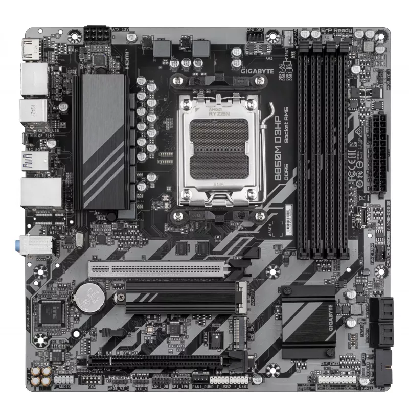 Μητρική GIGABYTE B850M D3HP, AMD B850, AM5, Micro ATX