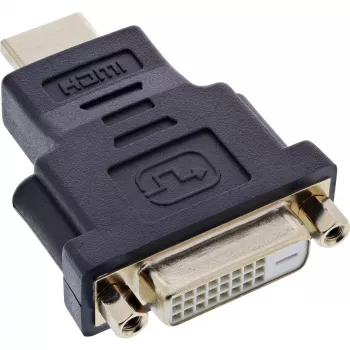InLine Προσαρμογέας HDMI σε DVI Βύσμα αρσενικό / 24+1 Υποδοχή θηλυκή επιχρυσωμένο, 4K2K