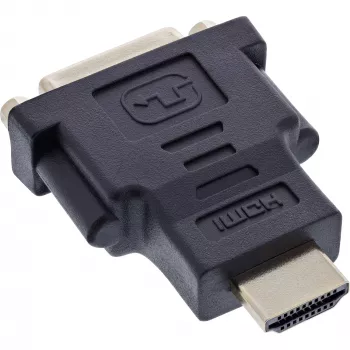 InLine Προσαρμογέας HDMI σε DVI Βύσμα αρσενικό / 24+1 Υποδοχή θηλυκή επιχρυσωμένο, 4K2K