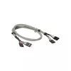 InLine επέκταση USB 2.0 εσωτερική 2x 4 pin αρσενικός/θηλυκός, 0,60m