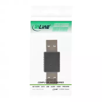USB 3.0 Αντάπτορας Type-A αρσενικό / Type-A αρσενικό InLine 35300T