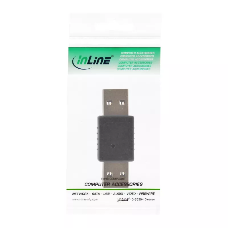 USB 3.0 Αντάπτορας Type-A αρσενικό / Type-A αρσενικό InLine 35300T