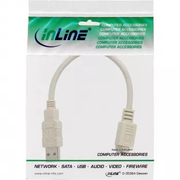 Καλώδιο αντάπτορα USB USB Type-A αρσενικό / PS/2 θηλυκό InLine 33102