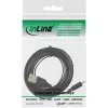 InLine Micro USB 2.0 επίπεδο καλώδιο USB A / Micro-B, μαύρο / χρυσό, 3m