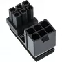 InLine Power-Adapter εσωτερικός 180° ATX 6-Pin βύσμα αρσενικό υποδοχή θηλυκή μαύρο 26636E