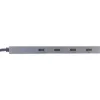 InLine USB 3.2 Gen.2 Hub (10 Gb/s), 4 Θύρες USB-C, OTG, Θήκη Αλουμινίου