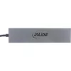 InLine USB 3.2 Gen.2 Hub (10 Gb/s), 4 Θύρες USB-C, OTG, Θήκη Αλουμινίου