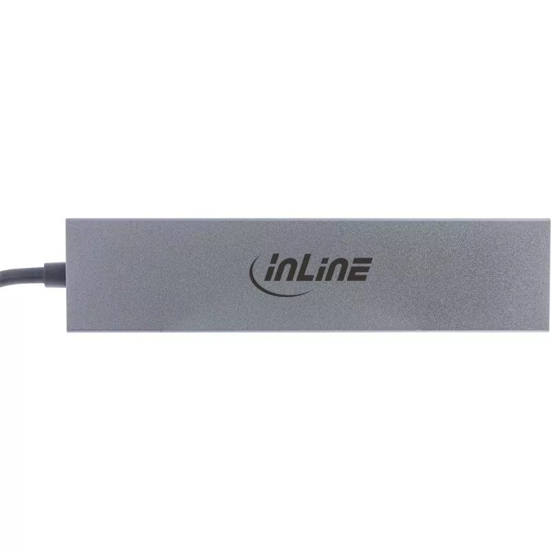 InLine USB 3.2 Gen.2 Hub (10 Gb/s), 4 Θύρες USB-C, OTG, Θήκη Αλουμινίου