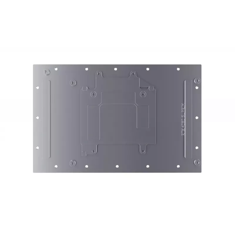 Water block + backplate Alphacool Eisblock Aurora ακρυλικό αλουμίνιο χαλκός διαφανές