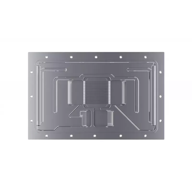 Water block + backplate Alphacool Eisblock Aurora ακρυλικό αλουμίνιο χαλκός διαφανές