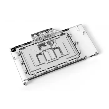 Water block + backplate Alphacool Eisblock Aurora ακρυλικό αλουμίνιο χαλκός διαφανές