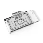 Water block + backplate Alphacool Eisblock Aurora ακρυλικό αλουμίνιο χαλκός διαφανές