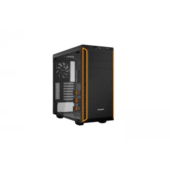 be quiet Pure Base 600 Window Midi Tower μαύρο, πορτοκαλί