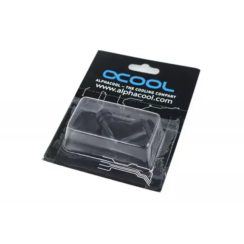 Fitting Alphacool 17136 ορείχαλκος μαύρο 35 mm πλάτος 17 mm βάθος 29 mm ύψος