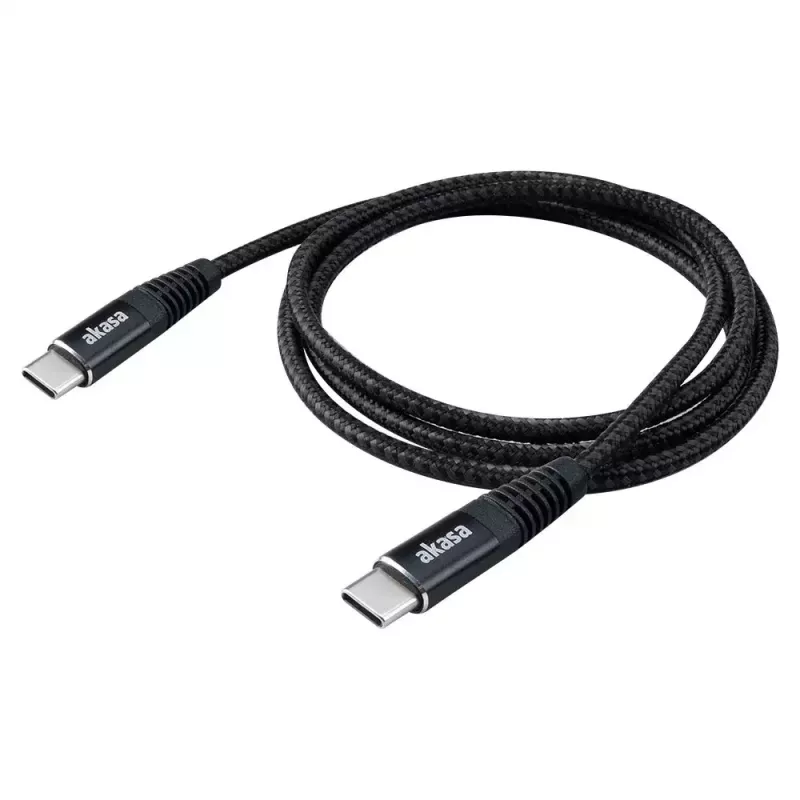 Καλώδιο USB Akasa AK-CBUB54-10BK 1 m USB-C μαύρο