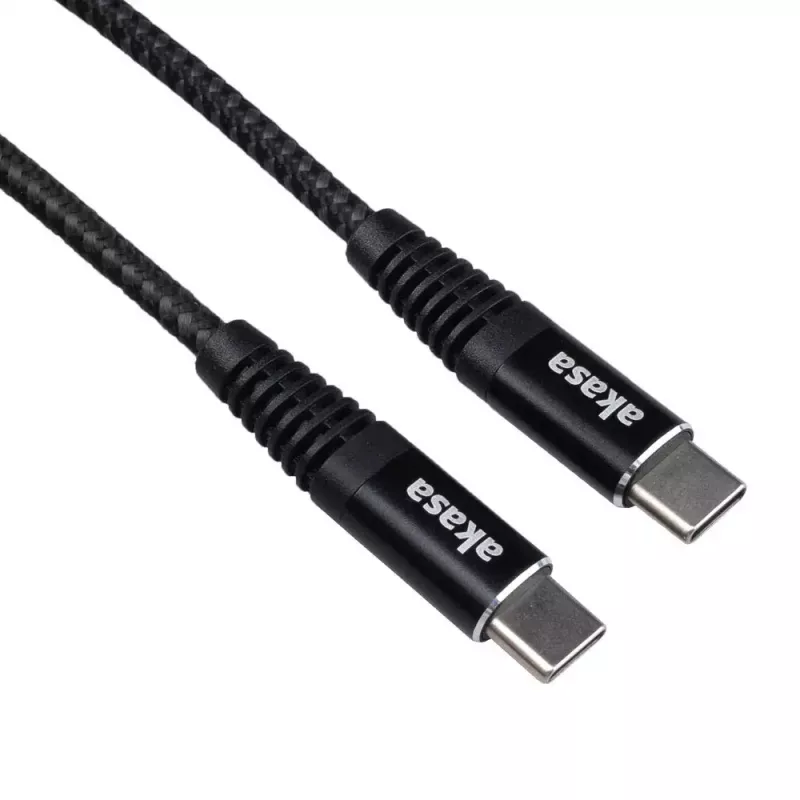 Καλώδιο USB Akasa AK-CBUB54-10BK 1 m USB-C μαύρο