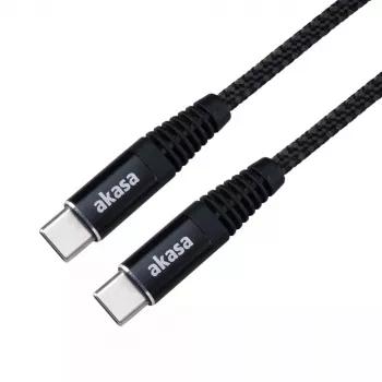Καλώδιο USB Akasa AK-CBUB54-10BK 1 m USB-C μαύρο