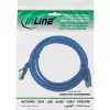 Καλώδιο δικτύου InLine S/FTP PiMF Cat.6A χωρίς αλογόνα 500MHz μπλε 1.5m