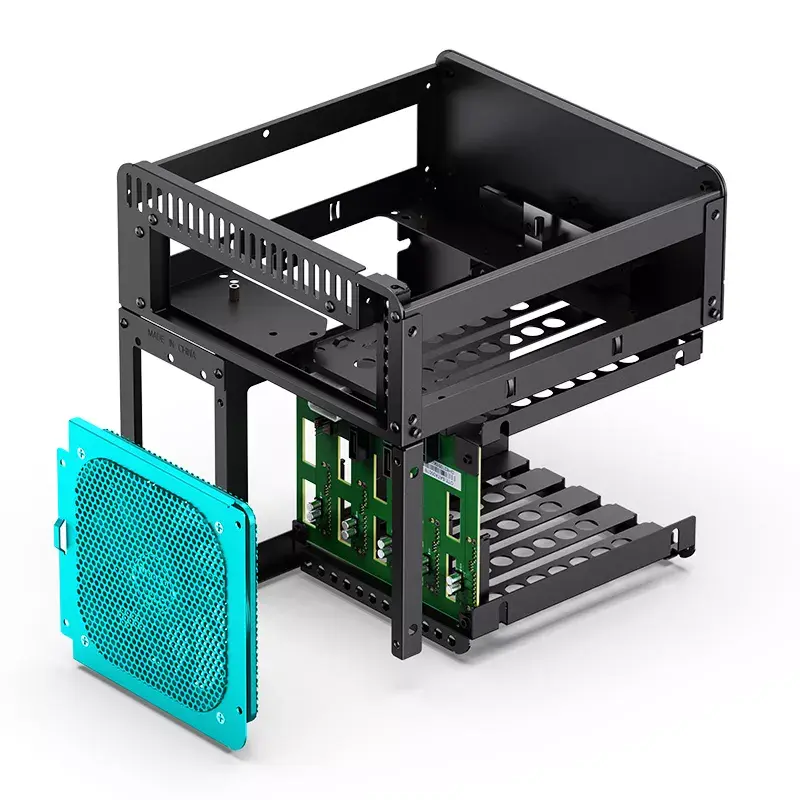 Κουτί PC Jonsbo N2 Cube μαύρο