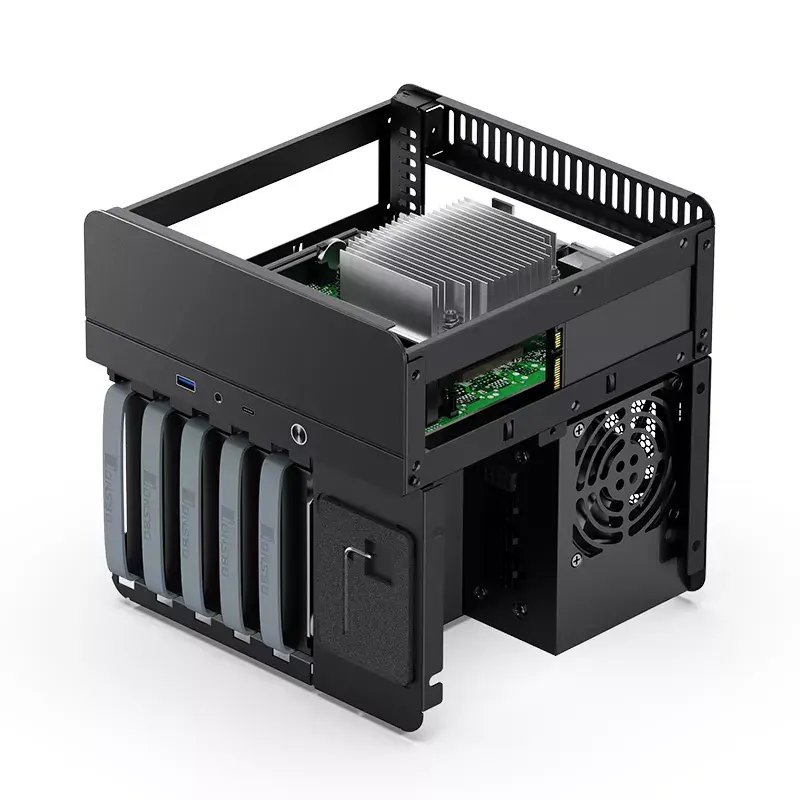Κουτί PC Jonsbo N2 Cube μαύρο